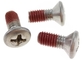 Cross Oval Head Nyloc Screws Stainless Steel 304 Nyloh Patch Thread for Security