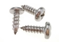 316 Stainless Steel Screw Round Head Phillips Drive 3/16 Tapping ANSI Standard